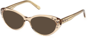 Swarovski SK5429 sunglasses in Shiny Light Brown
