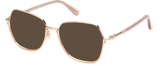 Guess by Marciano GM0380 sunglasses in Shiny Rose Gold