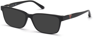 Guess GU2848 sunglasses in Shiny Black