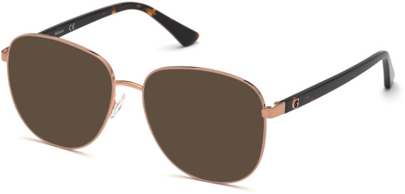 Guess GU2816 sunglasses in Shiny Beige