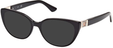 Guess GU2908 sunglasses in Shiny Black