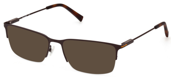 Timberland TB1758 sunglasses in Matte Dark Brown