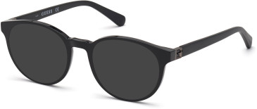 Guess GU50020 sunglasses in Shiny Black