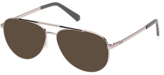 Guess GU50076 sunglasses in Shiny Light Nickeltin