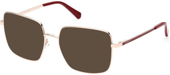 Gant GA4128 sunglasses in Shiny Rose Gold