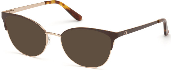 Guess GU2796 sunglasses in Shiny Dark Brown