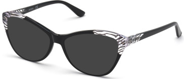 Guess GU2818 sunglasses in Shiny Black