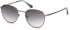 Gant GA7109 sunglasses in Shiny Light Nickeltin/Gradient Smoke