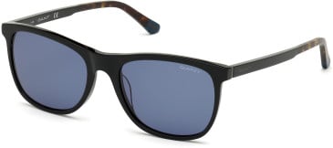 Gant GA7126 sunglasses in Shiny Black/Blue