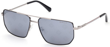 Gant GA7205 sunglasses in Shiny Gunmetal/Blue