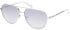 Gant GA7206 sunglasses in Shiny Light Nickeltin/Gradient Smoke