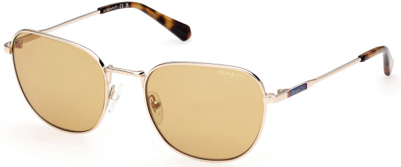 Gant GA7216 sunglasses in Gold/Brown
