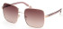Gant GA8085 sunglasses in Shiny Rose Gold/Gradient Brown