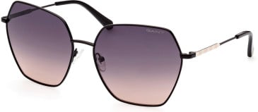Gant GA8089 sunglasses in Shiny Black/Gradient Smoke