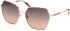 Gant GA8089 sunglasses in Shiny Rose Gold/Gradient Roviex