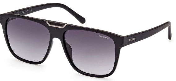 Guess GU00056 sunglasses in Matte Black/Gradient Smoke