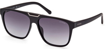 Guess GU00056 sunglasses in Matte Black/Gradient Smoke