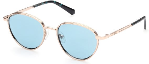 Guess GU5205 sunglasses in Gold/Gradient Blue