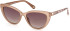 Guess GU5211 sunglasses in Shiny Beige/Gradient Brown