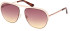 Guess GU5226 sunglasses in Matte Rose Gold/Gradient Smoke
