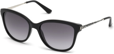 Guess GU7469 sunglasses in Shiny Black/Gradient Smoke