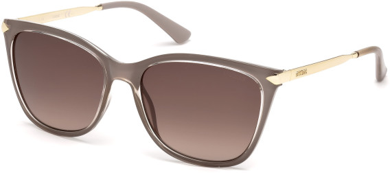 Guess GU7483 sunglasses in Shiny Beige/Gradient Brown