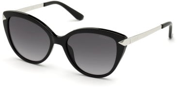 Guess GU7658 sunglasses in Shiny Black/Smoke Mirror