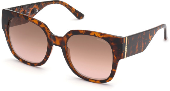 Guess GU7727 sunglasses in Dark Havana/Brown Mirror