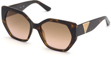 Guess GU7741 sunglasses in Dark Havana/Brown Mirror