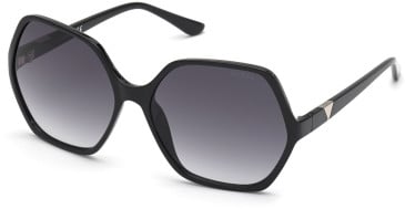 Guess GU7747 sunglasses in Shiny Black/Gradient Smoke