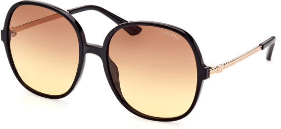 Guess GU7844 sunglasses in Shiny Black/Gradient Brown