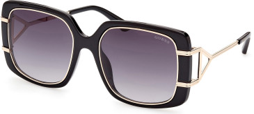 Guess GU7854 sunglasses in Shiny Black/Gradient Smoke