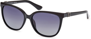 Guess GU7864 sunglasses in Shiny Black/Smoke Polarized