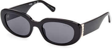 Guess GU8260 sunglasses in Shiny Black/Smoke