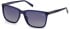 Timberland TB9280-H sunglasses in Matte Blue/Smoke Polarized