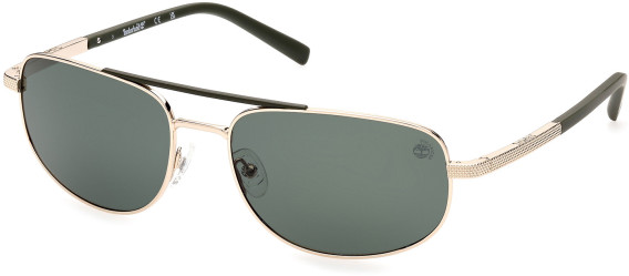 Timberland TB9285 sunglasses in Gold/Green Polarized