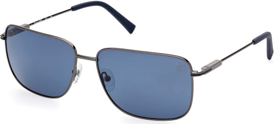 Timberland TB9290 sunglasses in Shiny Dark Nickeltin/Smoke Polarized