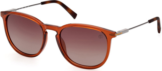Timberland TB9291-H sunglasses in Shiny Dark Brown/Brown Polarized