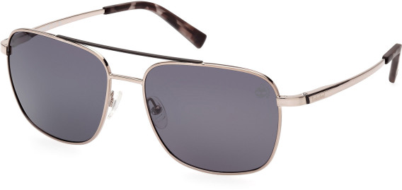 Timberland TB9303 sunglasses in Shiny Gunmetal/Smoke Polarized