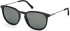 Timberland TB9291-H sunglasses in Shiny Black/Green Polarized