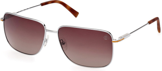 Timberland TB9290 sunglasses in Shiny Gunmetal/Brown Polarized