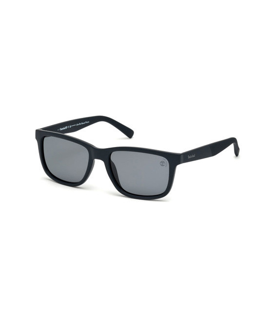 Timberland TB9125 sunglasses in Matte Blue/Smoke Polarized