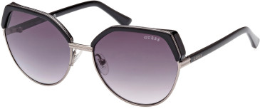 Guess GU7872 sunglasses in Shiny Black/Gradient Smoke