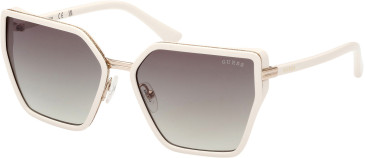 Guess GU7871 sunglasses in White/Gradient Green