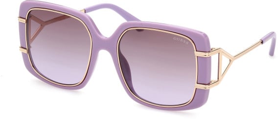 Guess GU7854 sunglasses in Shiny Lilac/Gradient Brown