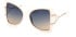 Guess GU7853 sunglasses in Ivory/Gradient Blue
