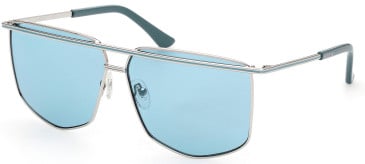 Guess GU7851 sunglasses in Shiny Light Nickeltin/Blue