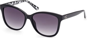Guess GU7828 sunglasses in Shiny Black/Gradient Smoke