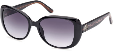 Guess GU7822 sunglasses in Shiny Black/Gradient Smoke