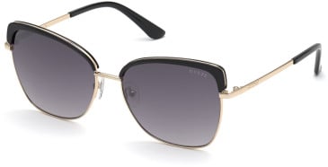 Guess GU7738 sunglasses in Shiny Black/Gradient Smoke